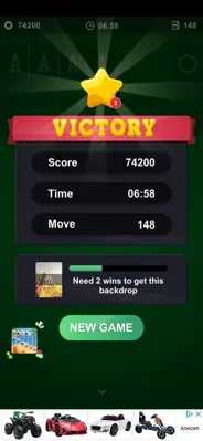 Solitaire android App screenshot 0