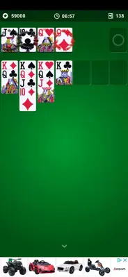 Solitaire android App screenshot 2